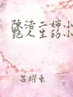 陈浩二婶小莹猎艳人生的小说