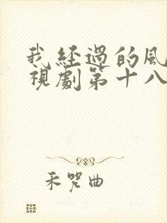 我经过的风暴电视剧第十八集免费播放