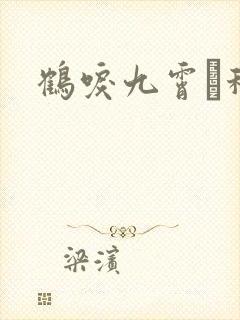 鹤唳九霄·秘藏