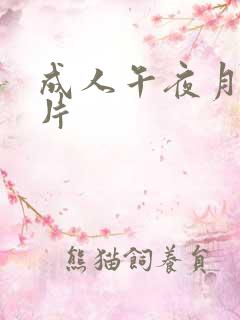 成人午夜月b毛片