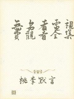 无名者电视剧免费观看全集