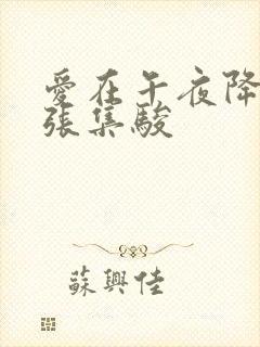 爱在午夜降临前张集骏