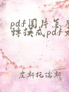 pdf图片怎么转换成pdf文档