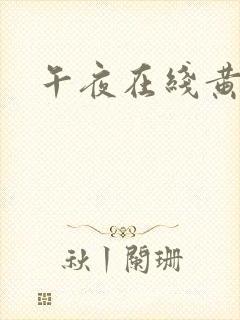 午夜在线黄色