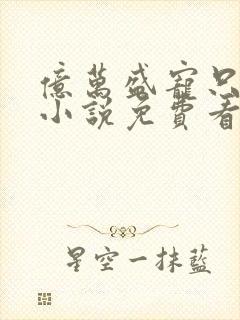 亿万盛宠只为你小说免费看