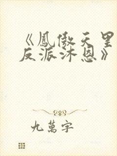 《凤傲天里黄毛反派沐恩》漫画