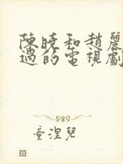 陈晓和赵丽颖演过的电视剧