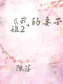 《我的妻子的姐姐2