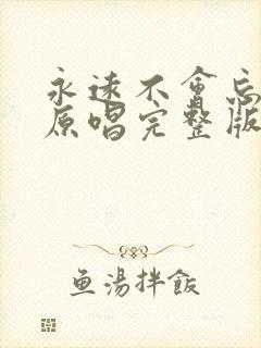 永远不会忘记你原唱完整版