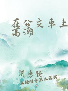 在公交车上被顶高潮