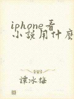 iphone看小说用什么软件