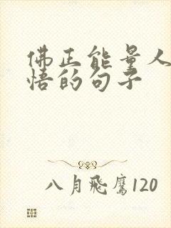 佛正能量人生感悟的句子