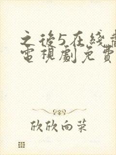 之后5在线观看电视剧免费高清