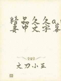 精品久久aⅴ人妻中文字幕