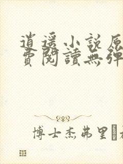 逍遥小说原文免费阅读无弹窗