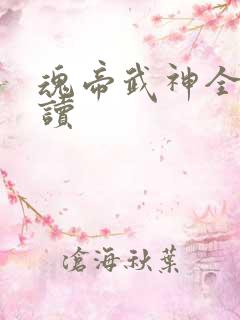 魂帝武神全文阅读
