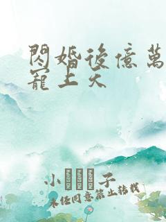 闪婚后亿万总裁宠上天