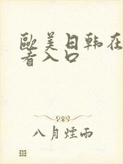 欧美日韩在线观看入口