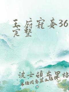 王府宠妾36肉完整