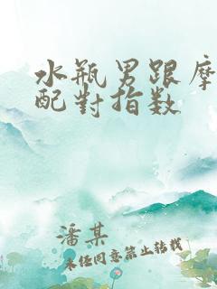 水瓶男跟摩羯女配对指数