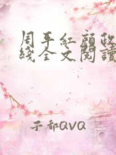 周平红颜政道在线全文阅读