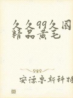 久久99久国产精品黄毛