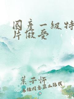 国产一级特黄大片做受