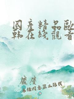 国产精品欧美日韩在线观看