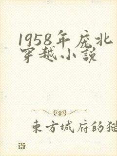 1958年庞北穿越小说