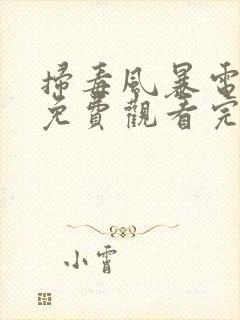 扫毒风暴电视剧免费观看完整版高清