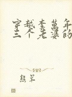 穿越李万年开局三个老婆的小说免费阅读