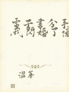 电子书分手当天,我闪婚了亿万富豪