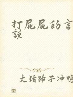 打屁屁的言情小说