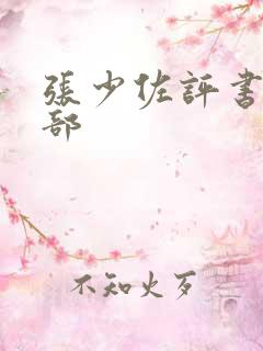 张少佐评书网全部