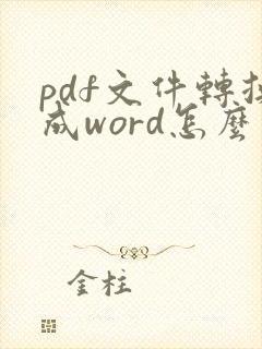 pdf文件转换成word怎么是乱码