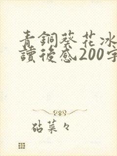 青铜葵花冰项链读后感200字
