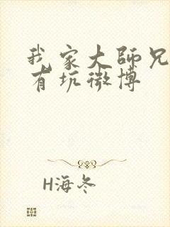 我家大师兄脑子有坑微博