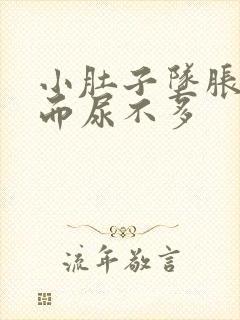 小肚子坠胀想尿而尿不多