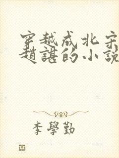 穿越成北宋太子赵谌的小说