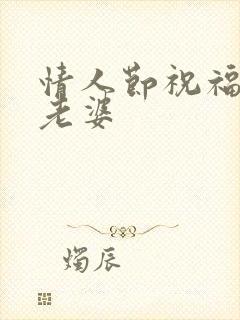 情人节祝福语送老婆