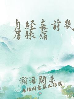 月经来前几天乳房胀痛