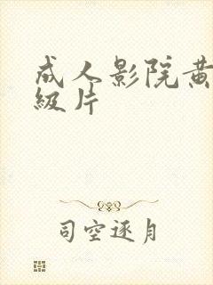 成人影院黄色一级片