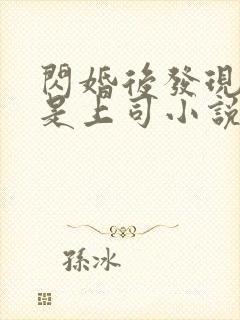 闪婚后发现老公是上司小说免费阅读全文
