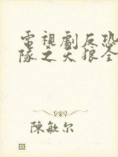 电视剧反恐特战队之天狼全集在线观看