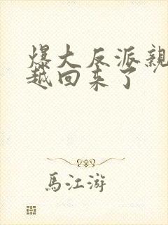 爆大反派亲妈穿越回来了
