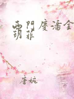 西门庆潘金莲龚玥菲