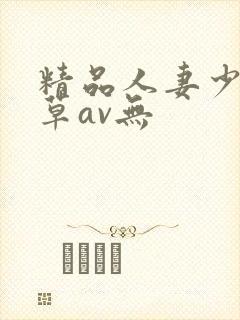 精品人妻少妇嫩草av无