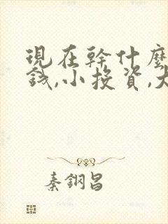 现在干什么能赚钱,小投资,大回报