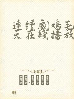 连续剧鸡毛飞上天在线播放