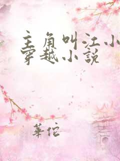 主角叫江小白的穿越小说